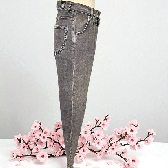 NWOT C/E by Current Elliott ‘Pleated Skinny Jean’ in “Gravity” Wash Size 25 - Picture 14 of 16